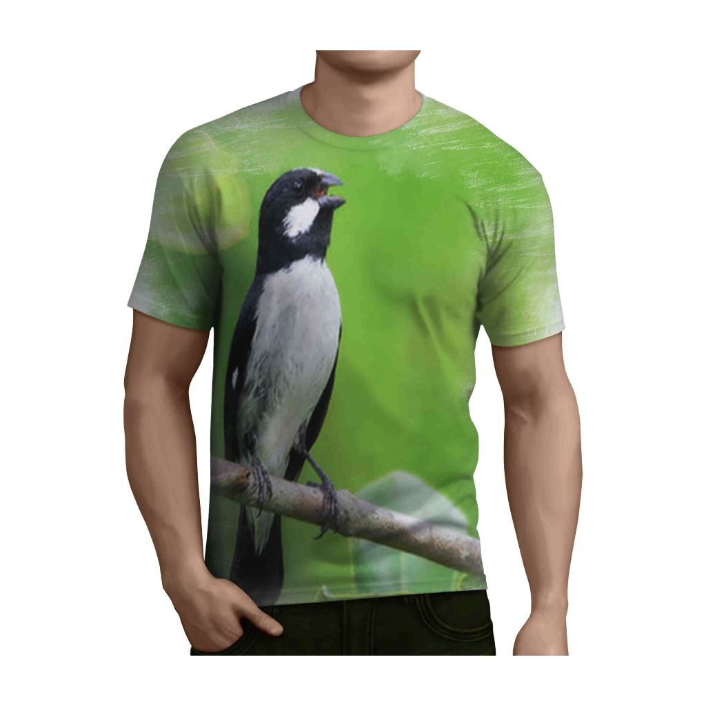 camisa camiseta de passarinho bigodinho canto paulista