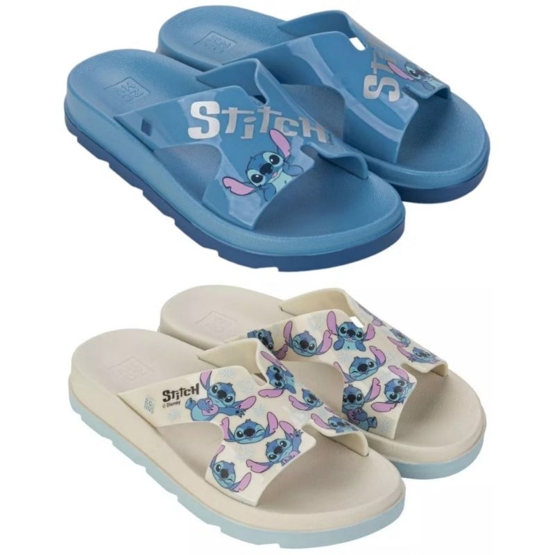 Chinelo Papete Feminina Slide Zaxy Daily Disney Stitch 19169
