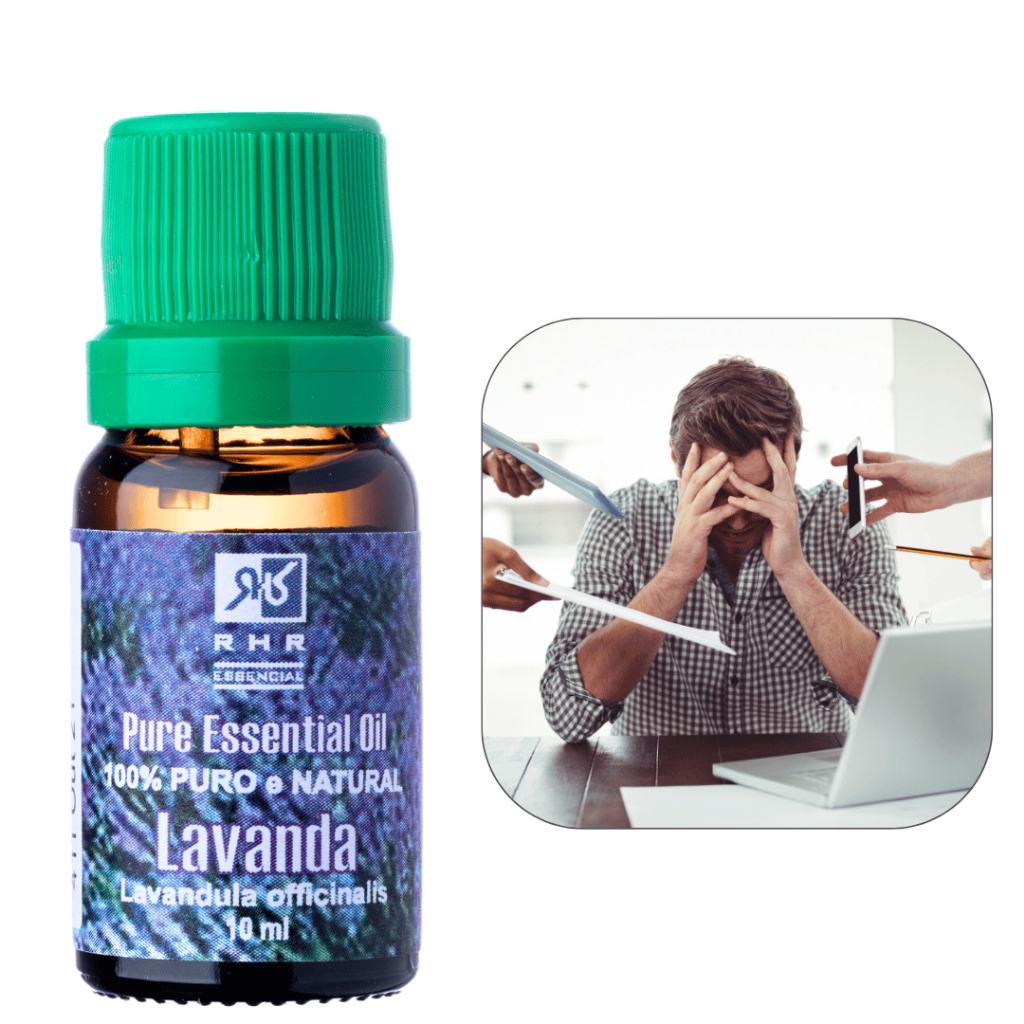 Remédio Natural para Estresse - Óleo Essencial de Lavanda 10ml
