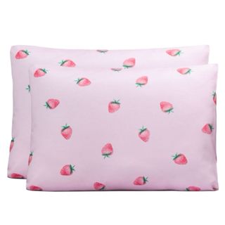 2 Fronhas Sua Essência Borboletas/ Moranguinho/ Estrelas Algodão Misto - 150 Fios em Oferta na Shopee