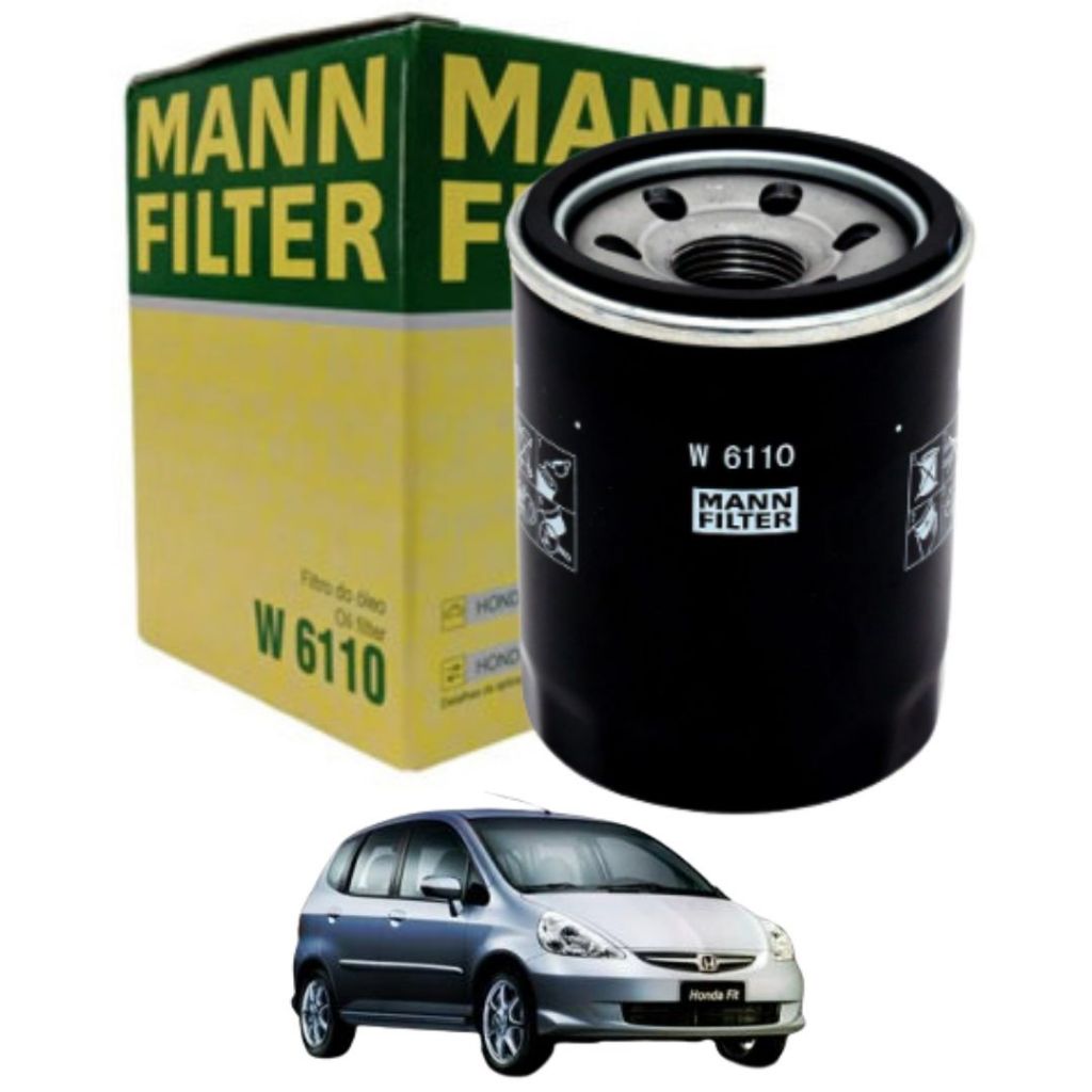 Filtro de Oleo Honda Civic Fit Accord - W6110 em Oferta na Shopee