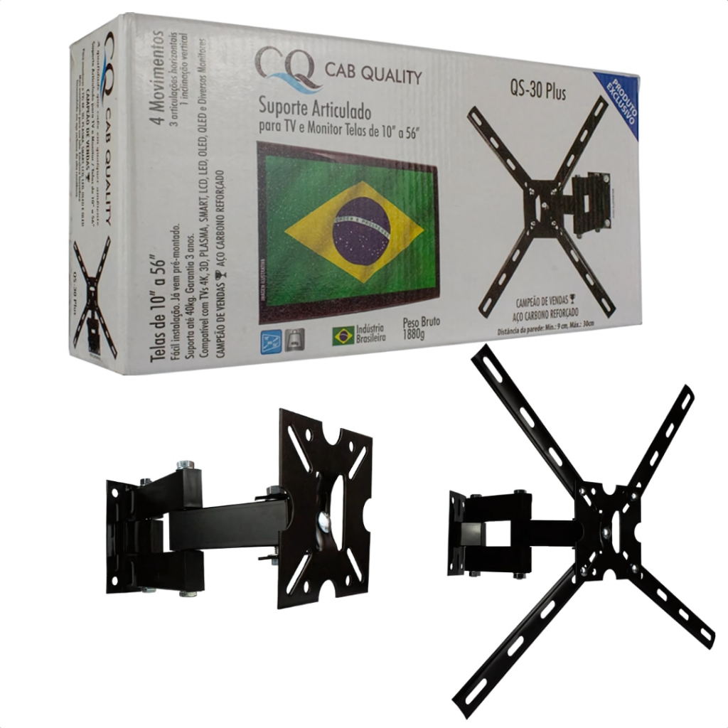 Suporte articulado com 4 movimentos para TV-3D-Samsung 42 polegadas