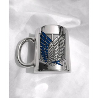 Caneca Cromada Attack On Titan em Oferta na Shopee