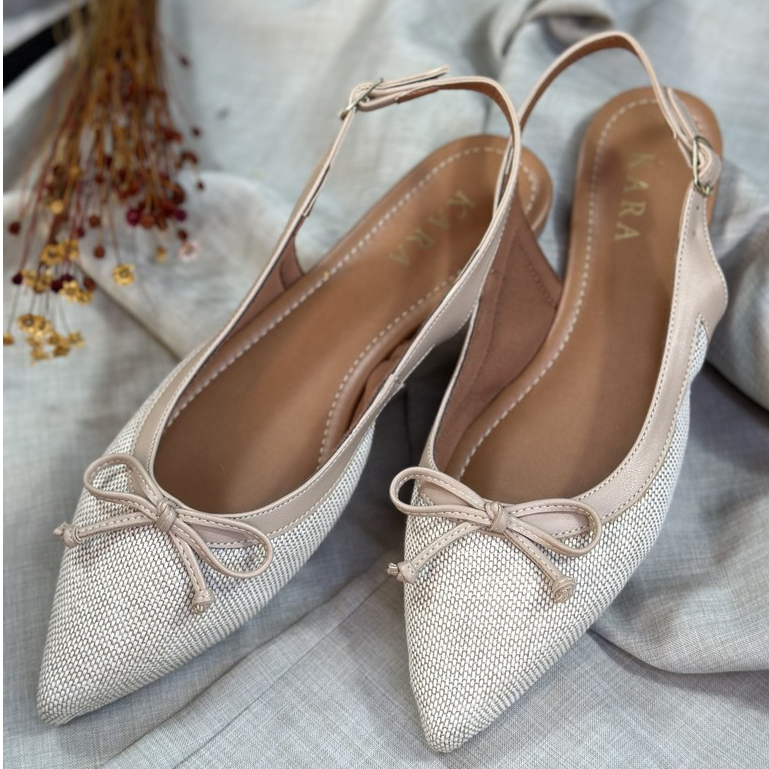 Sapatilha Rasteira Sandalia feminina Slingback Social Confortavel