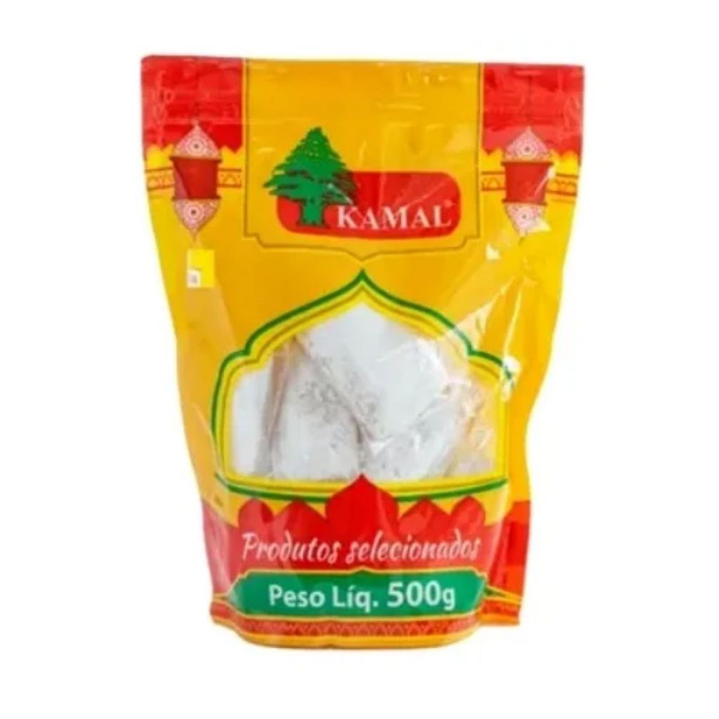Raha Goma Árabe Sabor Miski 500g Kamal em Oferta na Shopee
