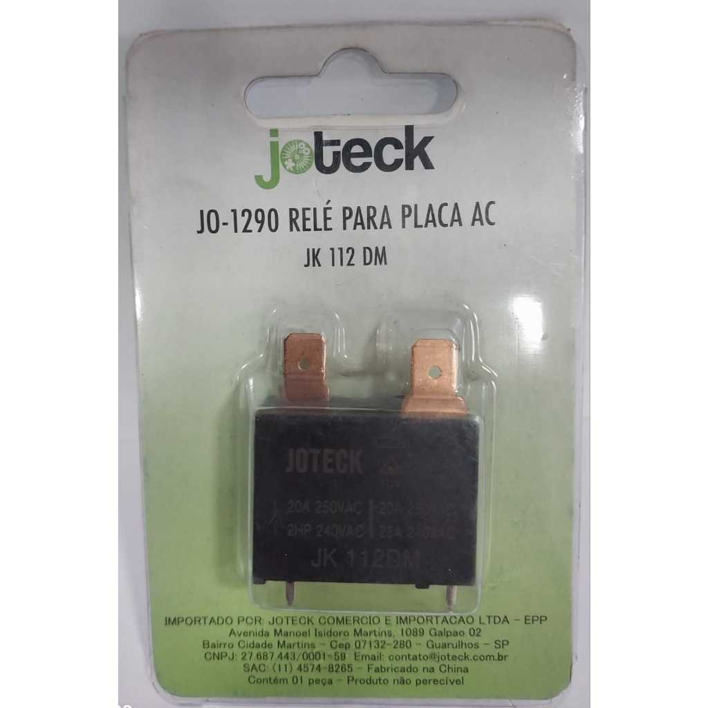 RELE PARA PLACA DE AR CONDICIONADO SPLIT 12 V