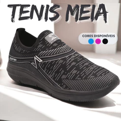 Tênis Casual Meia Esportivo Masculino – Leve, Flexível e Confortável – Envio Imediato