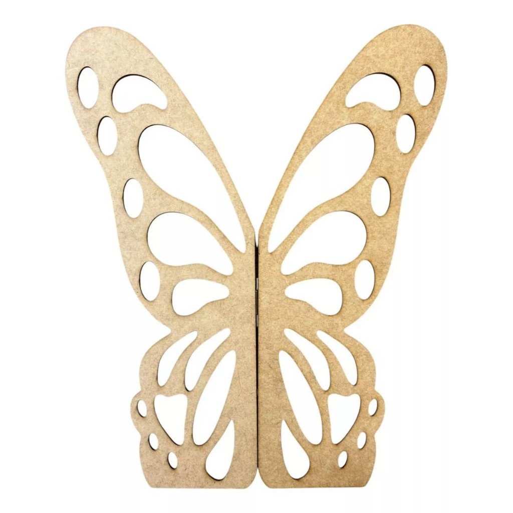 Painel Borboleta Decoração de Mesa em Mdf 30cm Dobrável Festa Em MDF
