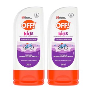 Kit 02 Unidades Repelente Off Kids Loção 200ml em Oferta na Shopee