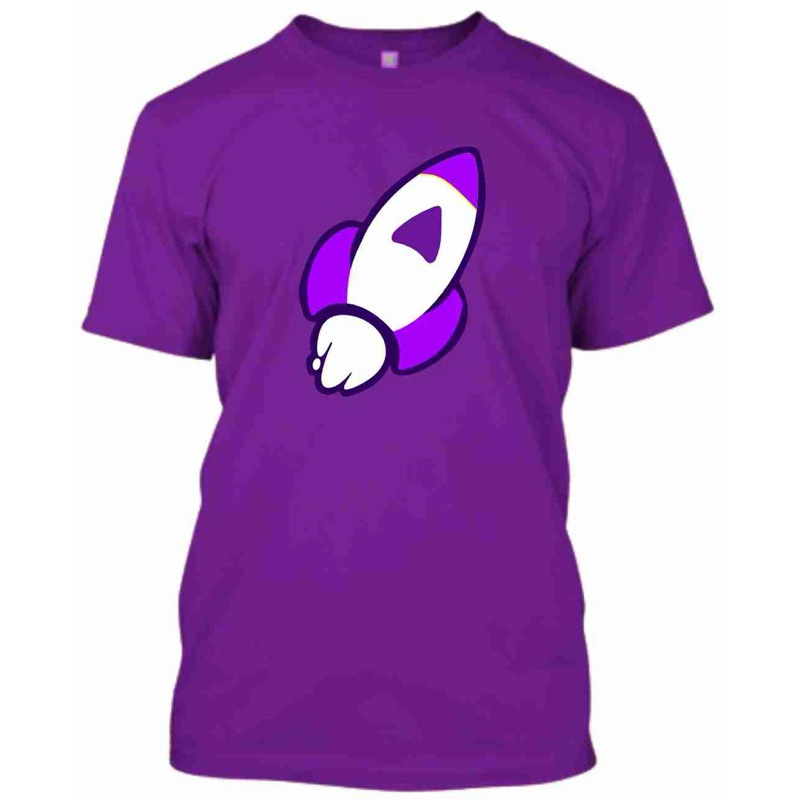 Camiseta da katlen CAMISETA ROXA da KATLEN NOVO Foguete Novos Elementos Blusa da Ketlen dos rosas camisa roxa