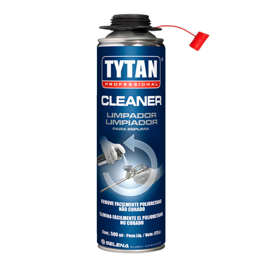 Limpador Para Pistola Espuma Expansiva Não Curada Tytan 480ml em Oferta na Shopee