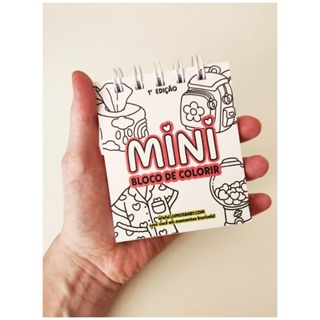 mini bloco de colorir - 50 folhas em Oferta na Shopee