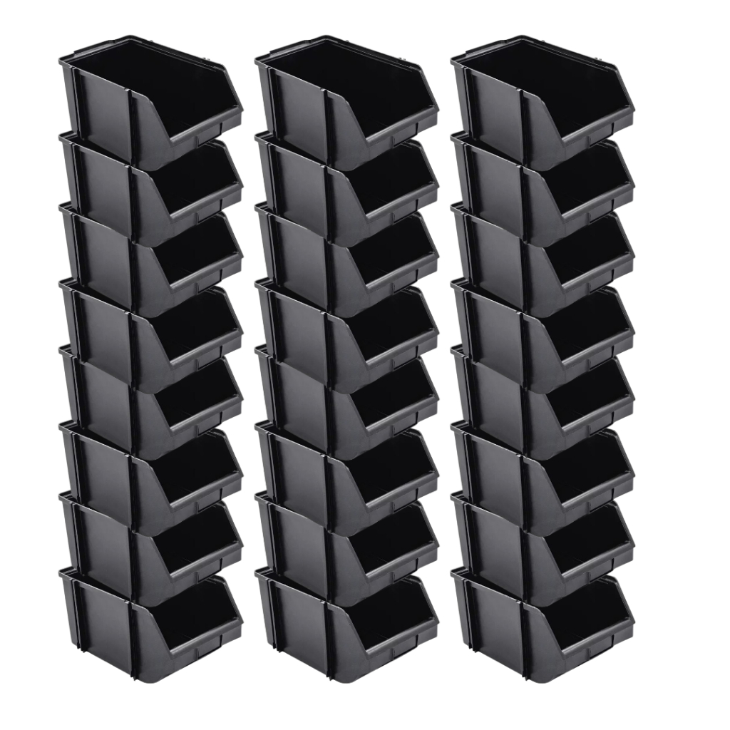 Kit 20 Caixas Gaveteiro Organizadores Bin N3 Gaveta parafusos Preta - Luvic Decor em Oferta na Shopee