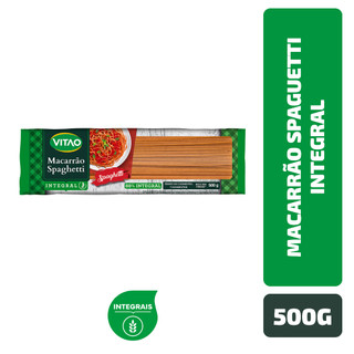 Macarrão Integral Spaguetti Vitao 500G em Oferta na Shopee