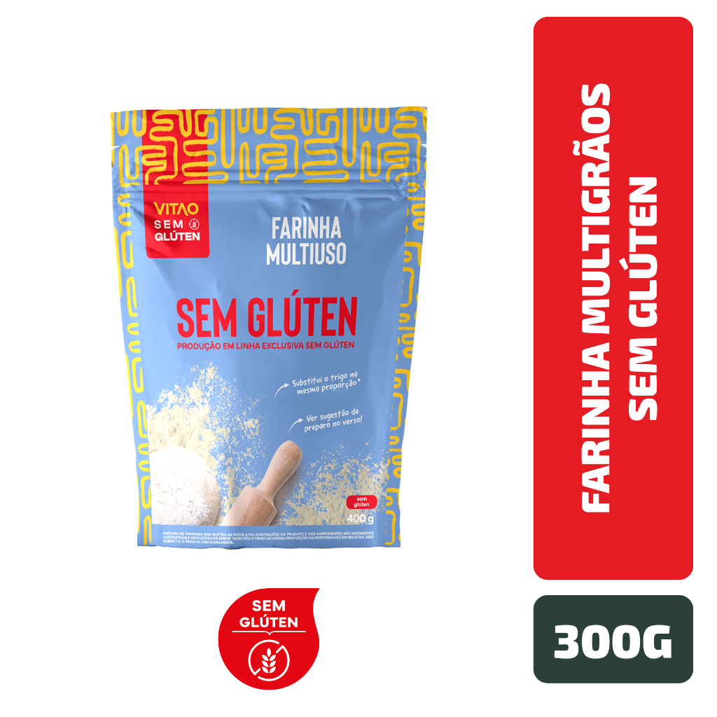 Farinha Multiuso Sem Glúten 300G - Food & Beverages