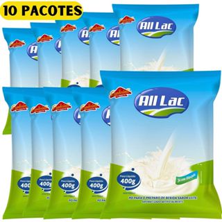 Leite em pó Composto Lácteo Sabor Leite Bebida Adoçado 10 Pacotes 4KG em Oferta na Shopee