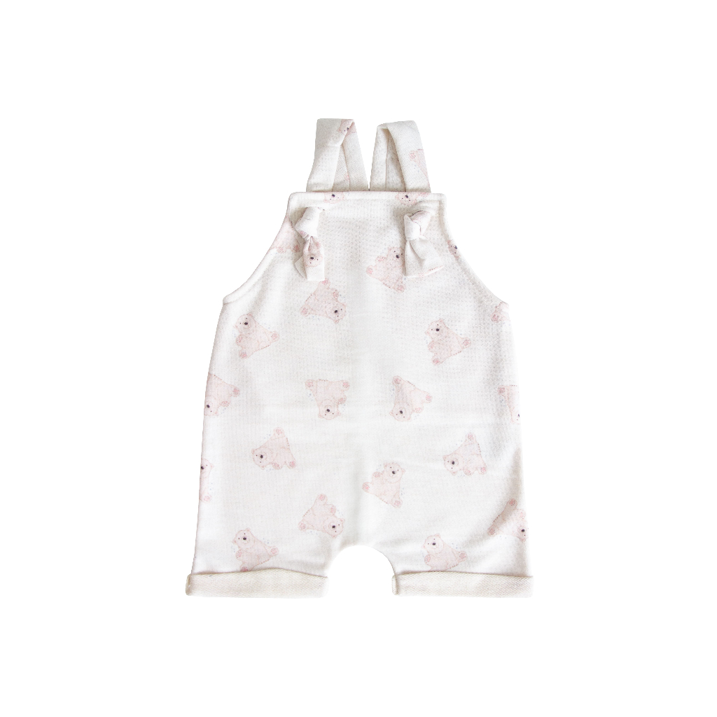 Jardineira moletinho Sublimado Ursinho em Oferta na Shopee