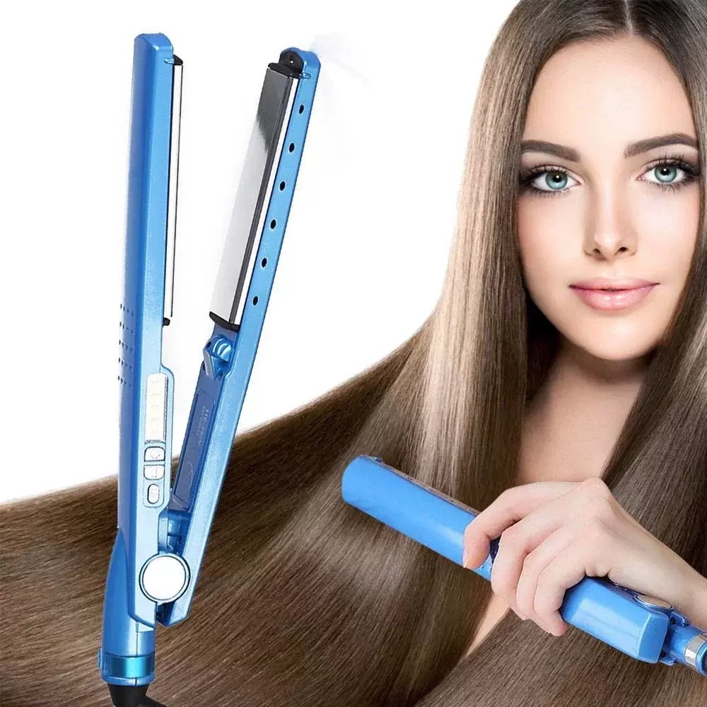 Chapinha profissional de cabelo bivolt com prancha de titânio