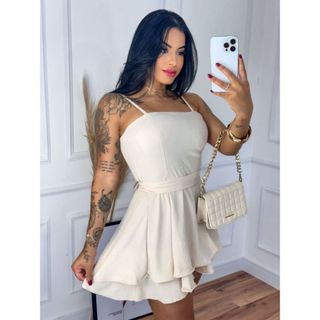 MACAQUINHO RODADO DUNAS COM BOJO  MODA FEMENINA MACAQUINHO  FORRADO VERÂO 2024 em Oferta na Shopee