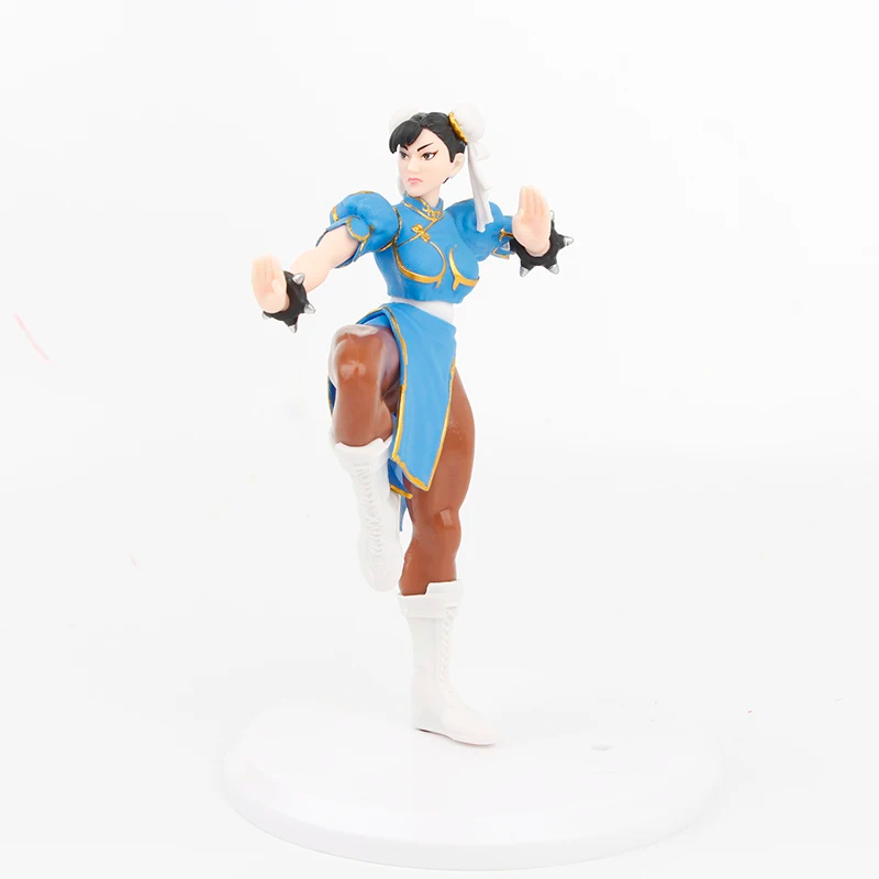 Chun-Li 15cm Action Figure Street Fighter Miniatura Boneco Decoração Gamer Geek Presente Anime Criança Adulto chun lee