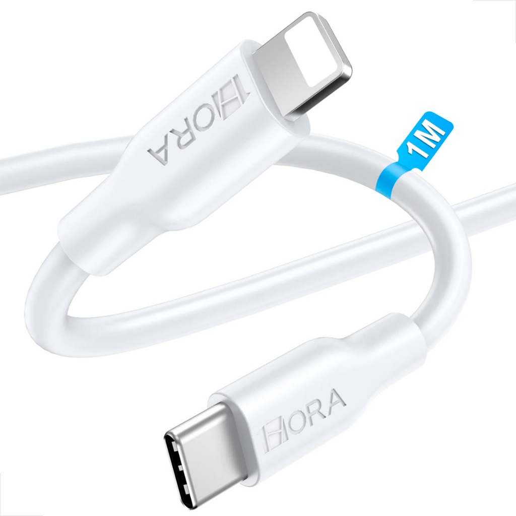 Cabo Carregamento/dados Tipo C Lightning 1m Trançado Branco