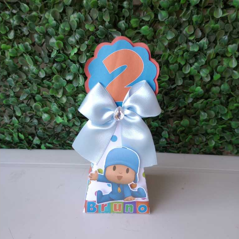 Caixa Pirâmide Pocoyo| Personalizados | Lembrancinhas | Festa infantil | Aniversário