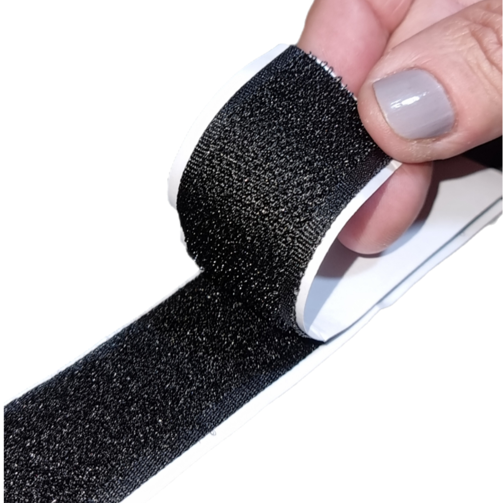 Velcro Adesivo Extra Forte 1 a 10 m x 16 mm Fecho Contato Dupla Face Auto Colante