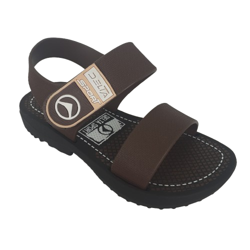 Sandália Papete Infantil Menino Delta Sport Marrom em Oferta na Shopee