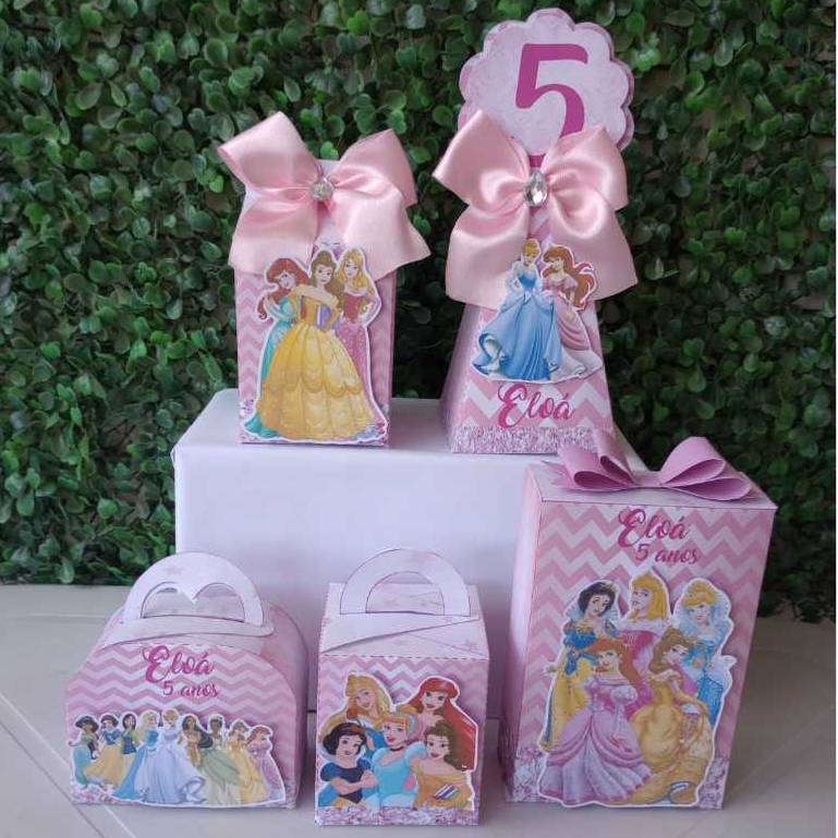 Kit Festa Princesas | Personalizados | Lembrancinhas | Festa infantil | Aniversário