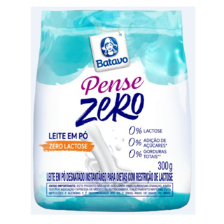 Leite Em Pó Desnatado Zero Lactose 0% Gorduras 0% Adição De Açúcar Batavo 300gr em Oferta na Shopee