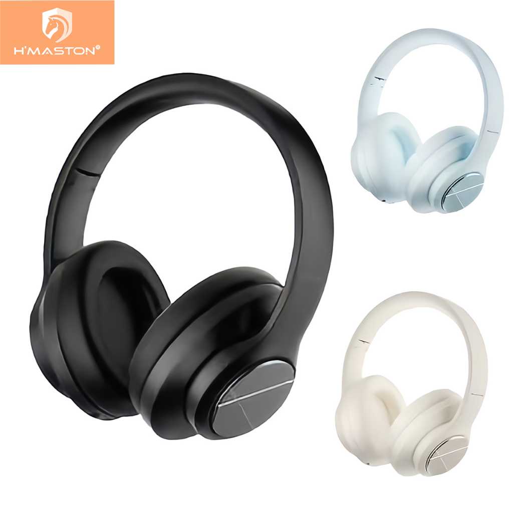 H'maston SN32 Fone de ouvido Bluetooth sem fio montado na cabeça Com Microfone ENC Redução Ruído - Audio