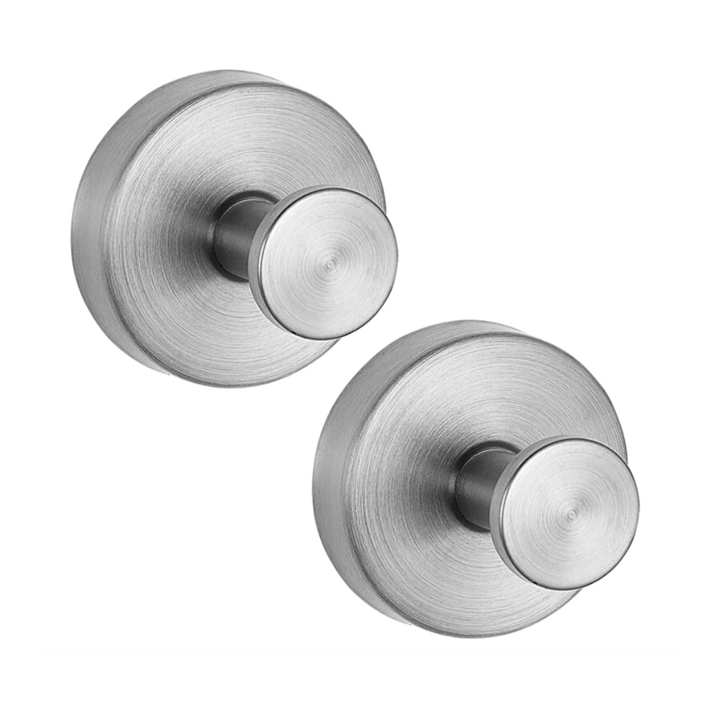 Kit 2 Ganchos De Ventosa Aço Para Toalha Parede De Banheiro em Oferta na Shopee
