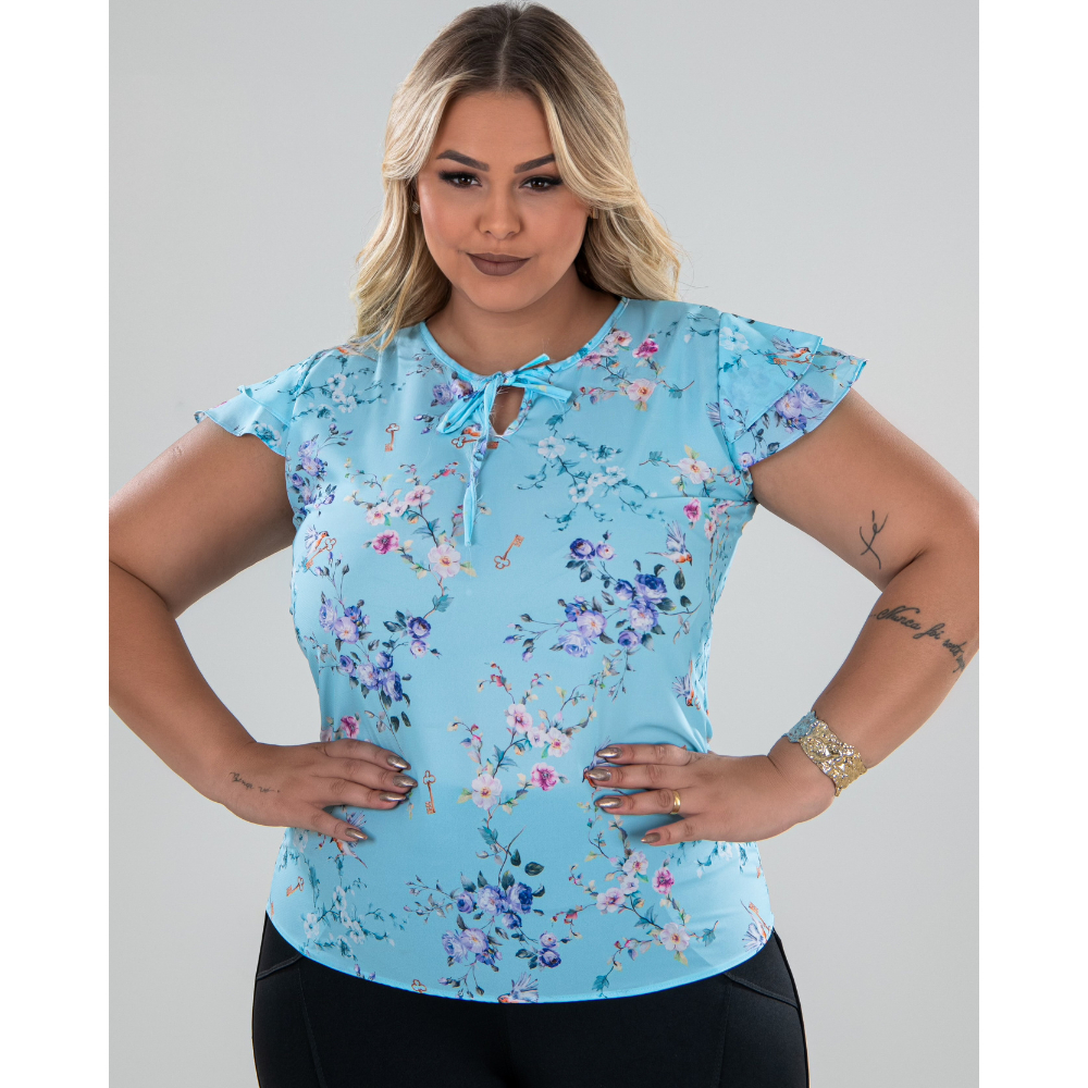 BLUSAS FEMININAS MODA EVANGÉLICA MANGA CURTA VERÃO em Oferta na Shopee