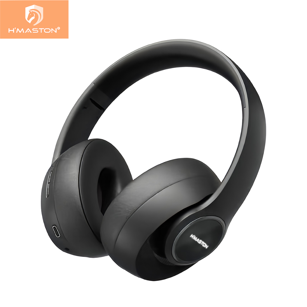 H'maston SN33 Headphone Sem Fio Bluetooth 5.4 Com Microfone redução ruído ANC - Audio