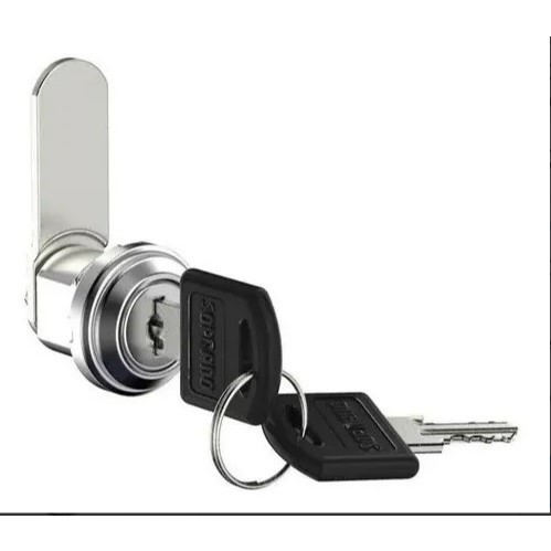 Fechadura Fecho Lingueta C/ Chave P/ Armário De Aço 4511