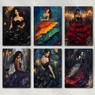 Pomba Gira - Quadro Decorativo - As Mais Cultuadas, Arte Expressionista Umbanda /Candomblé Exclusivo em Oferta na Shopee