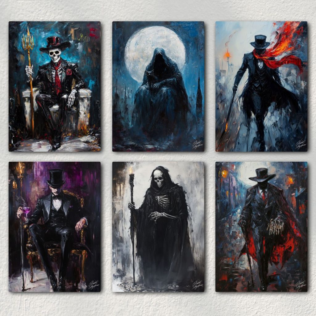 Exú - Quadro Decorativo - Os Mais Cultuadas - Arte Expressionista Umbanda /Candomblé Exclusivo