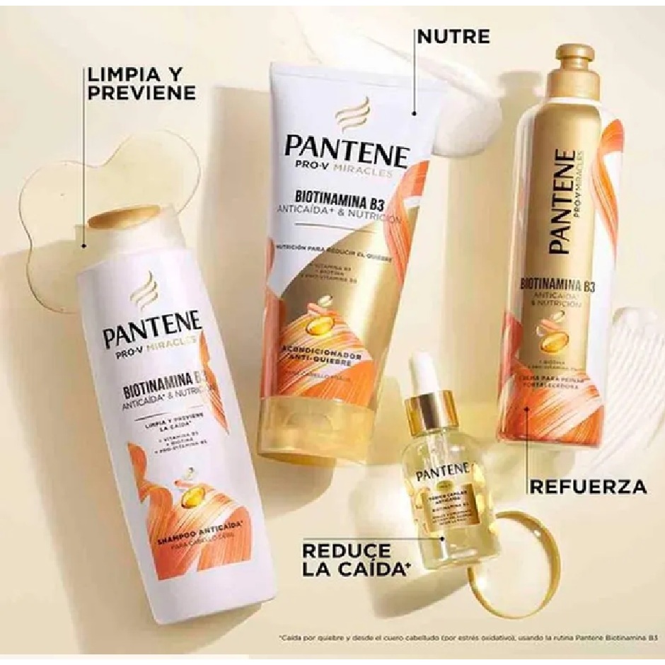 Kit Shampoo e Condicionador Pantene Pro-V Miracles Biotinamina B3 510ml