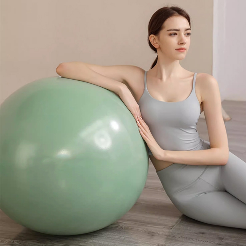 Imagem 55cm e 65cm De PVC Exercício Yoga Pilates Ginastica Fisioterapia