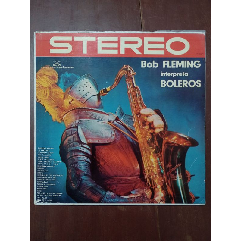 Disco LP Bob Fleming Interpreta Boleros 1960 Stereo Moacyr Silva