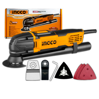 Multiferramenta Oscilante Ingco 300W p/ Corte Lixa Raspagem Madeira Metal Drywall Reforma Acabamento em Oferta na Shopee