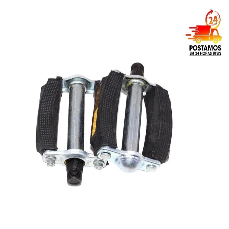 Pedal Manopla de Freio e Guidão Barra Forte / Barra Circular Sueco Preto Bicicleta Rosca Fina 1/2 em Oferta na Shopee