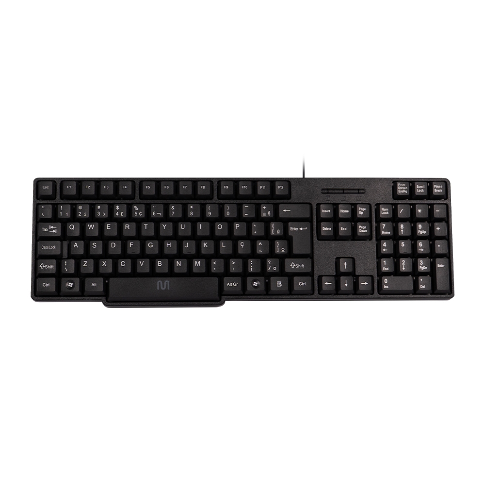 Teclado Com Fio Conforto Conexão USB Cabo de 130cm Preto Multi (Multilaser) - TC213 em Oferta na Shopee