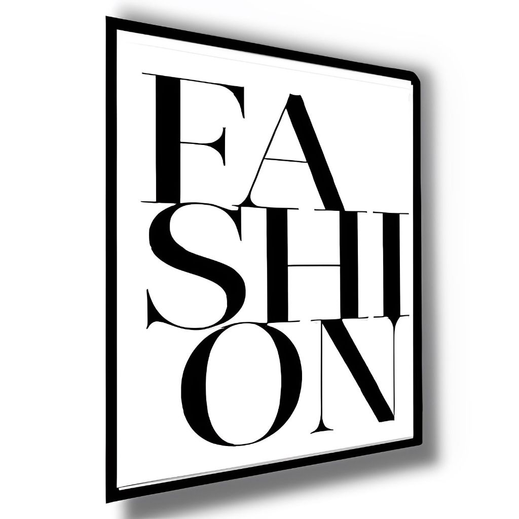 Quadro Decorativo Grande Moda Fashion Roupa Feminina