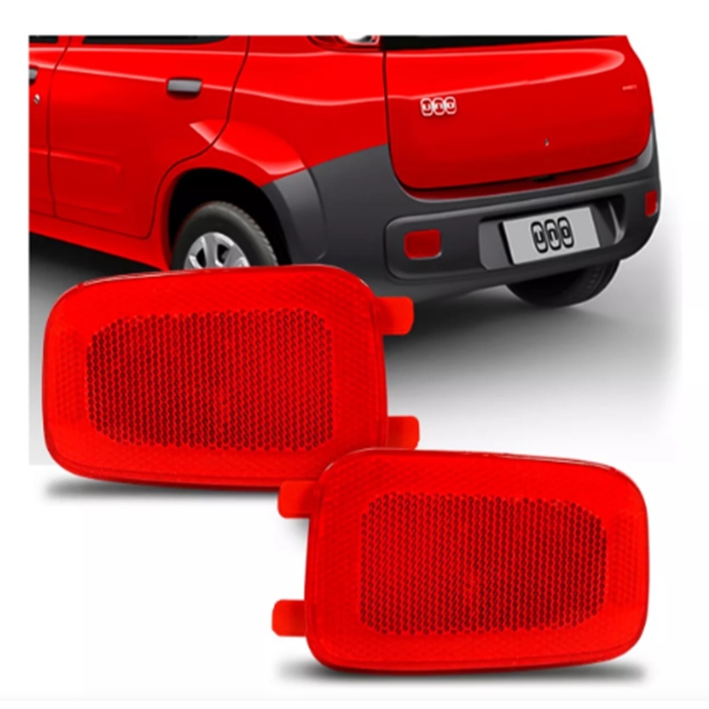 Refletor Para-choque Dianteiro Uno 2010 - 2016 - Olho de Gato em Oferta na Shopee