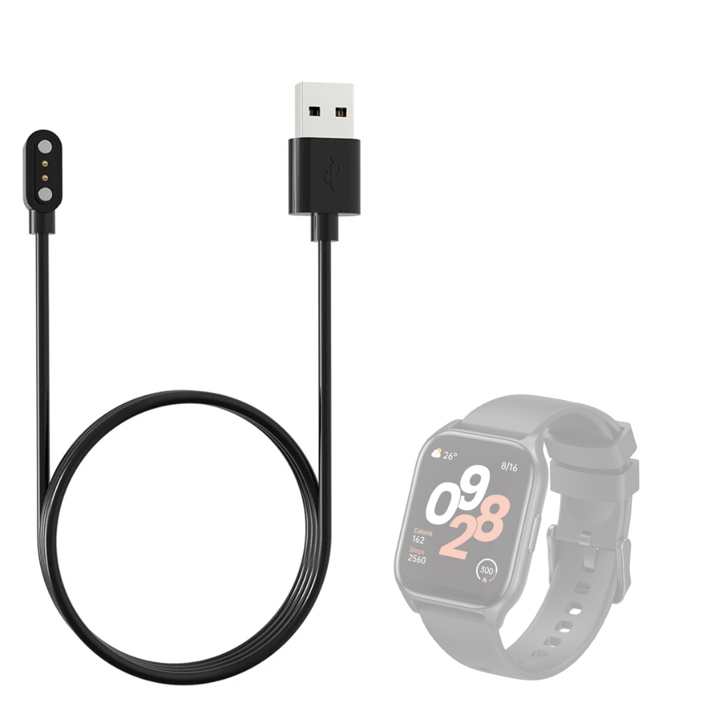 Carregador Usb Compatível Com Smartwatch Tranya ES10 magnetico
