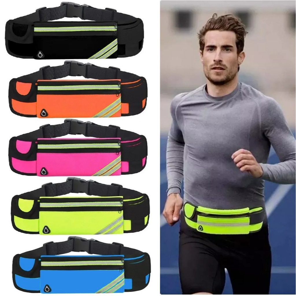 Pochete Slim Corrida Academia Treino Celular Smartphone Doleira Impermeável Neoprene