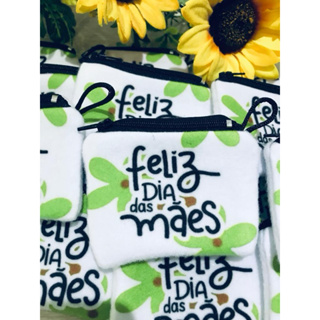Chaveiro porta moedas para o Dia das Mãe kit 50 unid. em Oferta na Shopee
