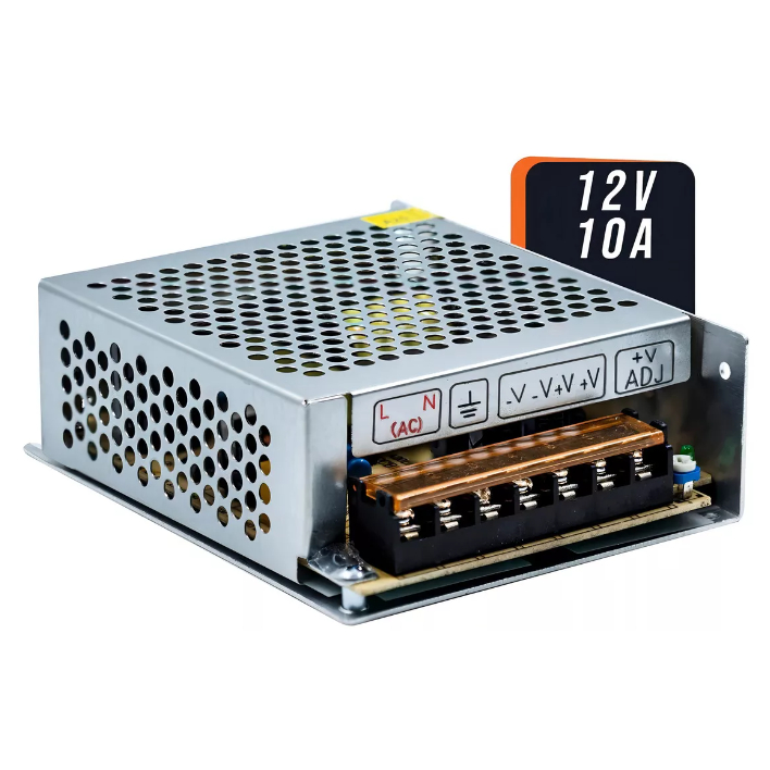 Fonte 10a Colméia 12 Volts 10 Amperes 120w Cftv Led Bivolt