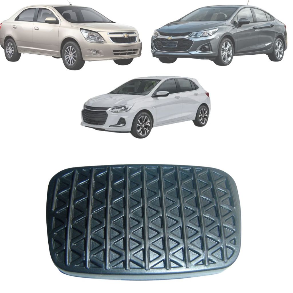 CAPA PEDAL COBALT 13/19 CRUZE 12/21 ONIX 14/19 PRISMA 14/19 - FREIO AUTOMATICO